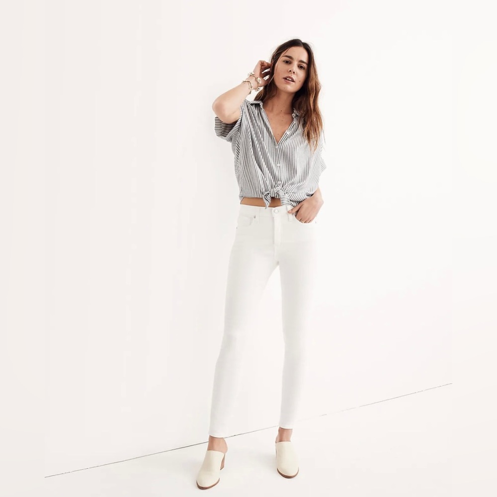 NWT Madewell 9” High Skinny size 28